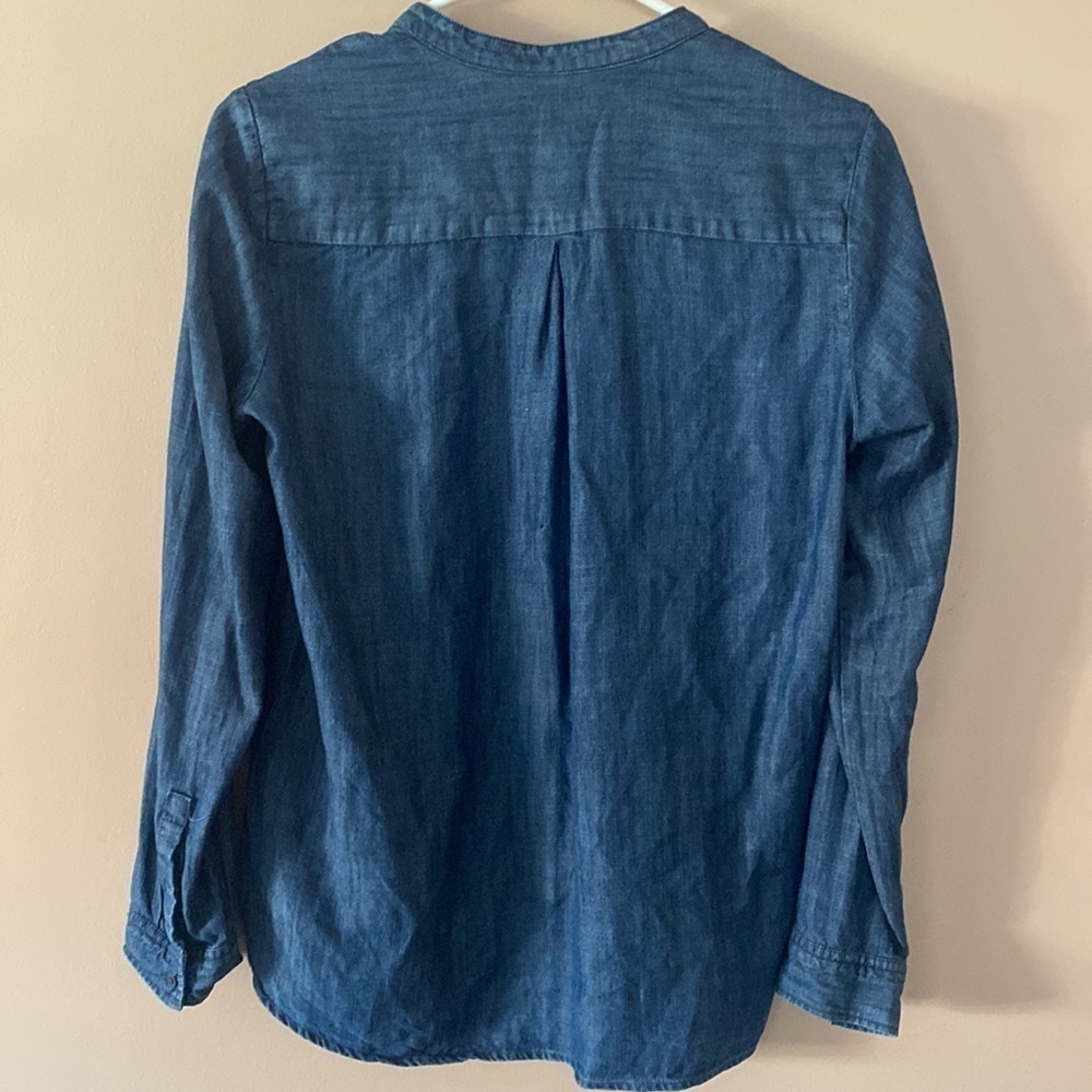 Gap Denim Button Front Top - image 6